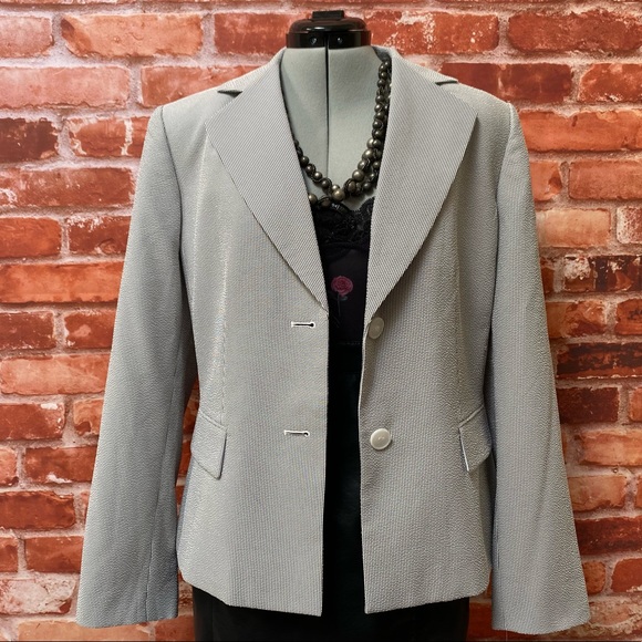 🐠Evan Picone seersucker suit jacket - Picture 6 of 11